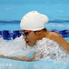 越南游泳运动员阮叶芳簪在比赛中（图：越南快讯报）