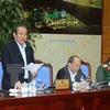 越南政府副总理张和平在会议上发表讲话（图片来源：越通社）