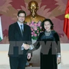 越南国会主席阮氏金银会见匈牙利议会副议长、匈牙利公民联盟党副主席古亚士•盖尔盖伊