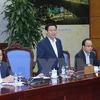 王廷惠副总理在会议上发表讲话（图片来源：越通社）