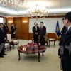 越南驻韩国大使范有志3月3日前来拜别韩国代理总统兼总理黄教安