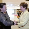越南国会主席阮氏金银会见世界银行首席执行官克里斯塔利娜·格奥尔基耶娃