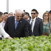 以色列总统鲁文·瑞夫林参观VinEco高工艺应用农业区