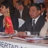 越共中央对外部副部长阮辉增出席在墨西哥举行的“政党与新社会”国际研讨会。（图片来源：越通社）