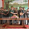 柬埔寨装甲兵司令部办公楼落成仪式