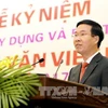 越共中央宣教部部长武文赏在庆典上致辞。