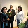 越南国会主席阮氏金银会见捷克和摩拉维亚共产党主席、捷克众议院副议长沃伊捷赫•菲利普。