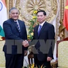越南副外长裴青山会见印度外交国务部长库马尔·辛格。