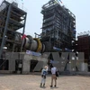 越南首个工业废料处理发电厂全景。