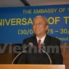 越南驻韩国大使阮武秀在纪念活动上致辞。