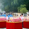 21具烈士遗骸在清化省伯烁县同心烈士陵园（图片来源：baomoi.com）