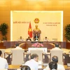 越南第十四届国会常务委员会第十次会议全景。
