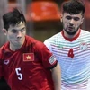 越南U20五人制足球队（红衣）取得开门红