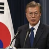 韩国总统文在寅。（图片来源：EPA）