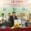 2017年前锋塑料杯U15国际足球比赛在岘港市开赛。