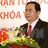 越南祖国阵线中央委员会主席陈青敏。