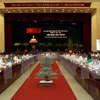 越共胡志明市第十届委员会第十次全体会议闭幕式全景。