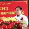 王廷惠副总理在会上发表主导讲话。（图片来源：baotainguyenmoitruong.vn）