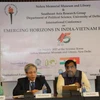 越南驻印度大使孙生成在研讨会上发表讲话。