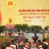国会主席阮氏金银在第十五届河内人民议会第四次会议上发表讲话。（图片来源：越通社）