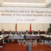 越南政府总理与德国一流企业家代表对话交流