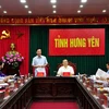 越共中央书记处书记、中央宣教部部长武文赏在与兴安省领导举行的会议上发表讲话。