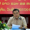 老挝人民革命党中央政治局委员、老挝建国阵线中央委员会主席赛宋蓬•丰威汉