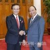 政府总理阮春福会见日本神奈川县知事黑岩佑治。