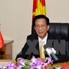 越南驻柬埔寨大使石余。（图片来源：越通社）