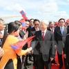 越共中央总书记阮富仲于2016年11月对老挝进行正式友好访问