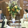 越南政府副总理王廷惠7月20日拜访印尼斗争民主党党主席梅加瓦蒂。