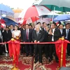越共中央总书记阮富仲出席越柬友谊纪念碑竣工仪式。（图片来源：越通社）