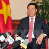越南政府副总理兼外交部长范平明。（图片来源：越通社）