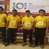 参赛的越南学生代表​队。