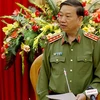 越南公安部长苏林在研讨会上发言