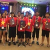 越南学生在国际奥林匹亚数学竞赛中夺得9枚奖牌。（图片来源：越通社）