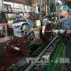 越南南方农业发动机与机械责任有限公司的动机生产链。（图片来源：越通社） 