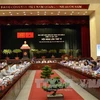 越共胡志明市第十届委员会第十一次全体大会全景。