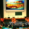 第三届全欧越南学生青年夏令营闭幕仪式上的表演节目。