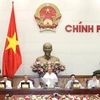 越南政府总理阮春福主持政府8月份例行会议。