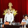 越南国会副主席冯国显在会议上发表讲话。（图片来源：越通社）