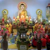 ​众多旅居沙湾拿吉的越南僧尼和佛教信徒参加活动。