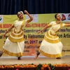 第九届越南-印度人民友好联欢会文艺节目。（图片来源：越通社）