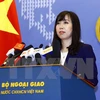越南外交部发言人黎氏秋姮。（图片来源：越通社）