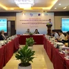 越南国会副主席、越南和平委员会主席汪周刘在研讨会上发表讲话。
