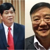 原西南部地区指导委员会党委书记阮风光（左）和越南化工集团理事会理事长阮英勇。
