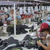 附图：纺织品服装是越南对匈牙利的主要出口产品。（图片来源：越通社）