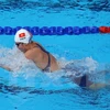 越南游泳运动员阮氏映圆。