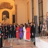 越南驻法大使阮玉山在庆典上发表讲话。