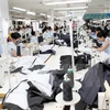 附图：越南纺织服装产业。（图片来源：越通社）